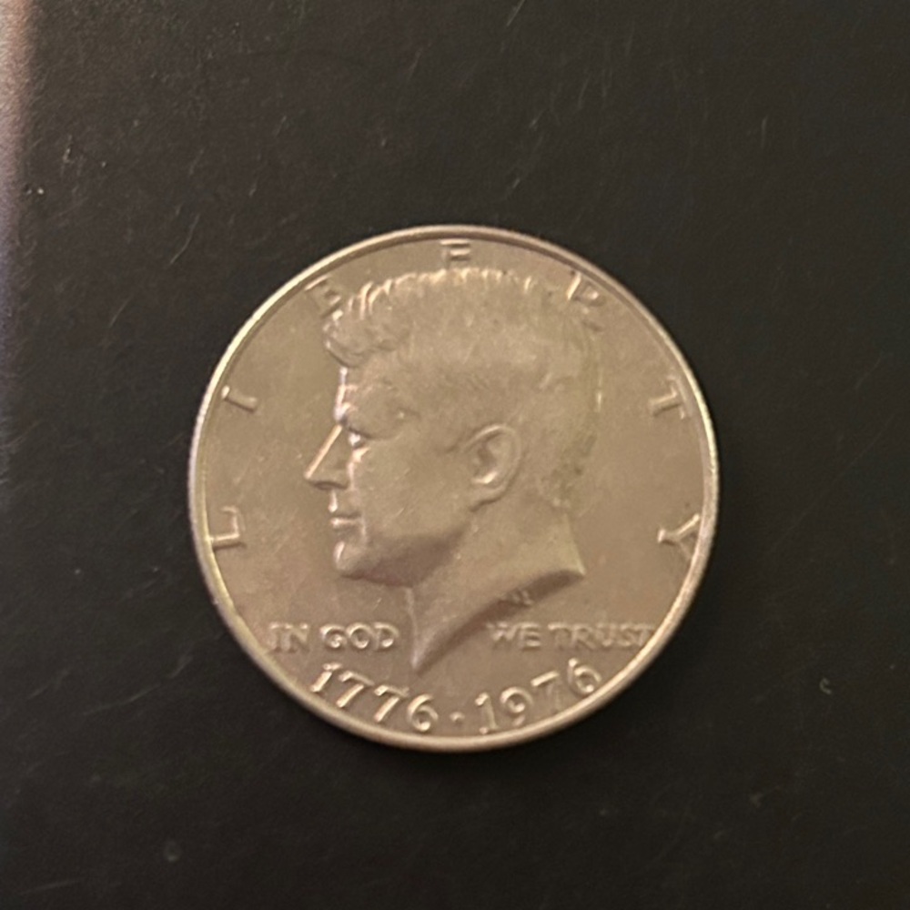 Rare Find-No Mint Mark Bicentennial Kennedy Silver half dollar